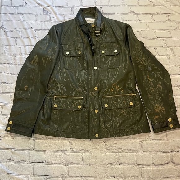 Calvin Klein Jackets & Coats Rare Calvin Klein Shimmer Reflective